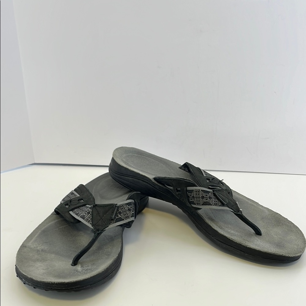 Merrell Rosarita Black & Gray Flip Flop Sandals - Men’s Size 13